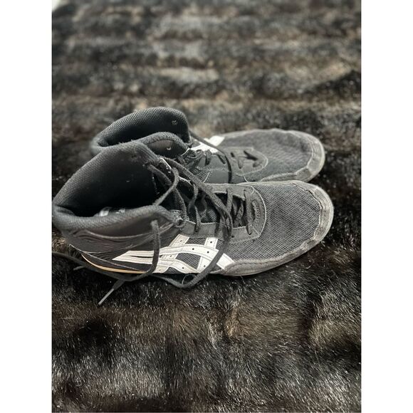Asics Matflex Wrestling Boot MMA Boxing Shoes Black Size 8